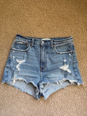Abercrombie High-Rise Mom Short - Size 8